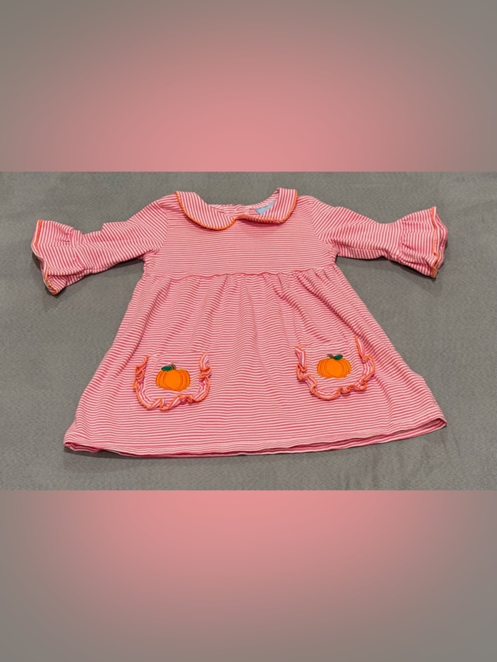 Classic Whimsy pumpkin pocket dress